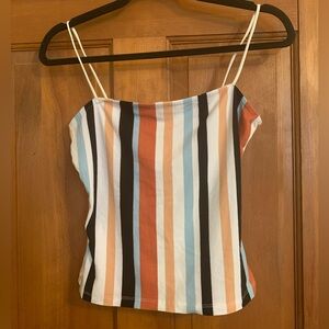 Belle Tweed Striped Cami Top